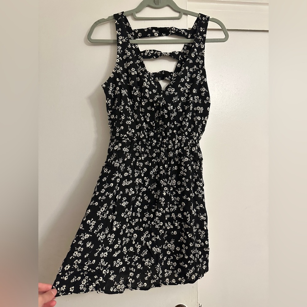 Black and white dress